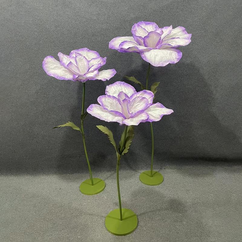 Giant Poppy Magnolia Paper Flowers - 3D Handmade Aisle Markers and Window Display Decor