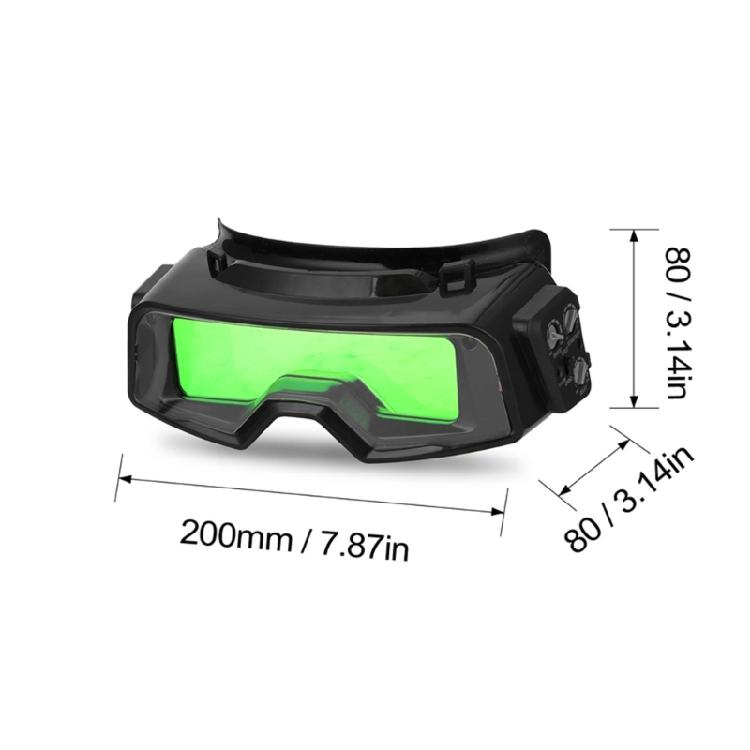 Light Weight Welding Protective Glasses Auto Darken Lens Adjustable Headband Suitable for Various Welding Application