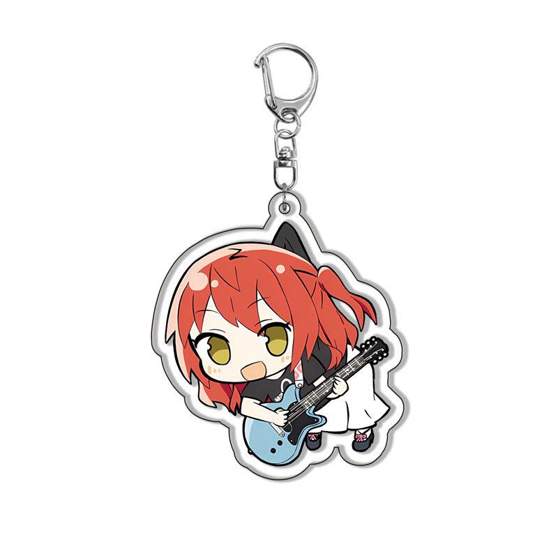 Anime Acrylic Perfect Keychain Bocchi the Rock Goto Hitori Ijichi Nijika Layered Design Cute Character Merchandise Popular Series