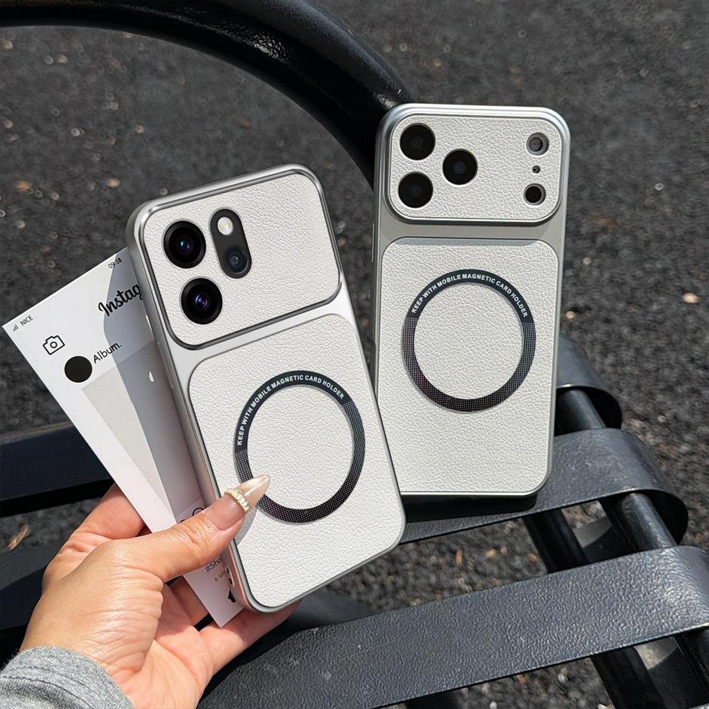 Case for OPPO Reno15 Pro Max 5G,Reno15 Pro 5G,Reno15 F 5G,Reno14 F 5G Viral Change to 17 Magnetic Split Leather Back Big Lens Protector Cover