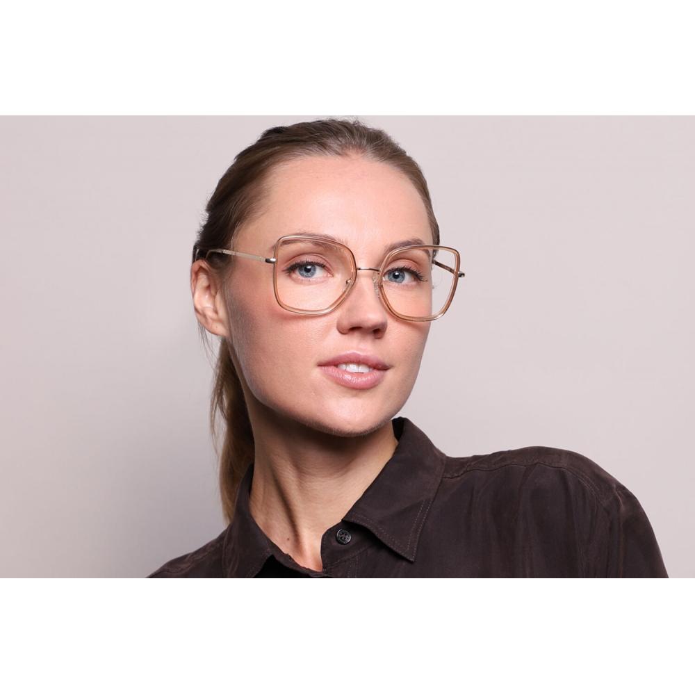 Full Rim Butterfly Transparent Brown Rose Gold Smartbuy Collection Mikkel Mtr 96e Fashion Unisex Eyeglasses