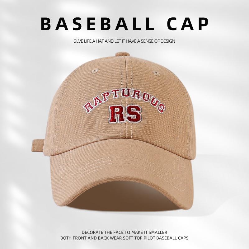 Fashion Hat Women's Spring and Summer Embroidery Baseball Cap Fashion Face Small Versatile Shade Cap