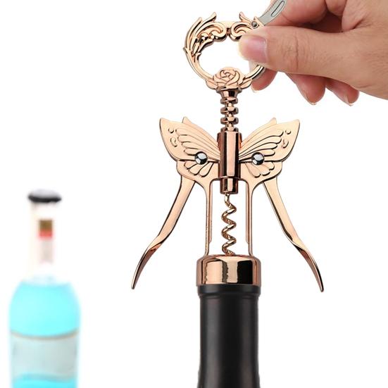 Wine Bottle Opener Butterfly Wing Multifunctional Corkscrew for Kitchen Restaurant Chateau And Bars Table Decor