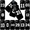 Kryt pro Samsung Galaxy S25 S24 S23 FE Ultra Plus S7 Edge S25+ S23+ A56 5G Pouzdro Číslo Fotbal Basketbal Sport Ne 24 5 10 23