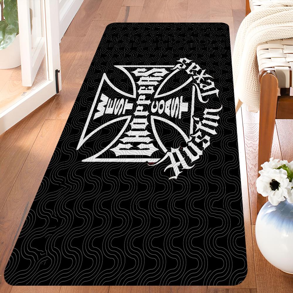 

West Coast Choppers Bathroom Mat INS Style Soft Bedroom Floor House Laundry Room Mat Anti-skid Welcome Doormat 40x60cm