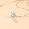 Dream Heart Necklace Light Luxury Exquisite Fashion Clavicle Chain Full of Diamonds Zircon Pendant Jewelry