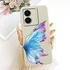 For Vivo Y22 Y22s Case V2206 V2207 Luxury Flowers Candy Painted Cover Soft Silicone Phone Case For Vivo Y22s Y 22 VivoY22 S Bags