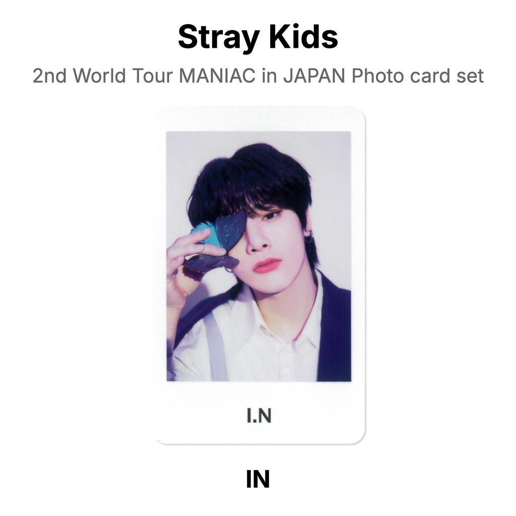 Stray Kids 2. světové turné MANIAC v JAPONSKU Sada fotokaret Oficiální fotokarta