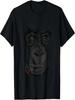 Angry Gorilla Shirt Graphic Ape Cigar Smoking Monkey Gift T-Shirt