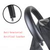 1pc Baby Stroller Leather Handle Covers Trolley Armrest Protective Case Baby Cart Zipper Protector Cover Pushchair Accessories