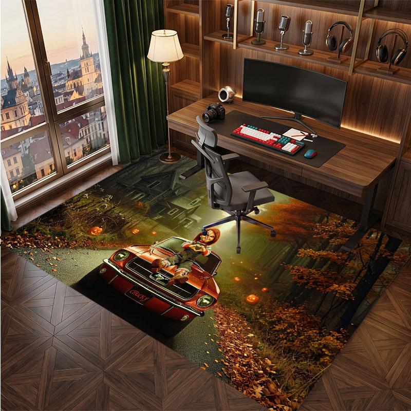 Child's Play Chucky Tiffany Rug Soft Thick Non Slip Floor Carpet for Bedroom Living Room Home Decor
