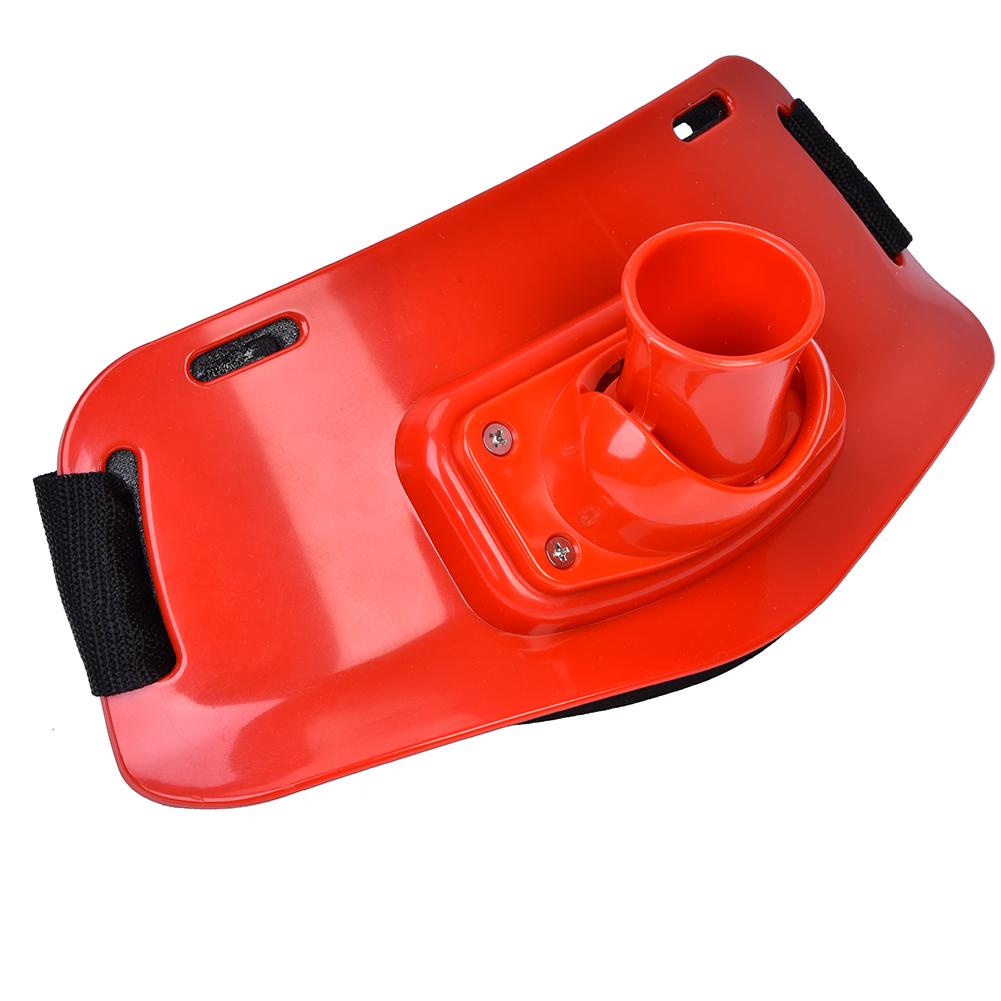 Boot Rock Angelrute Rutenhalter Verstellbarer Hüft Kampf Gürtel Tackle Zubehör (rot)