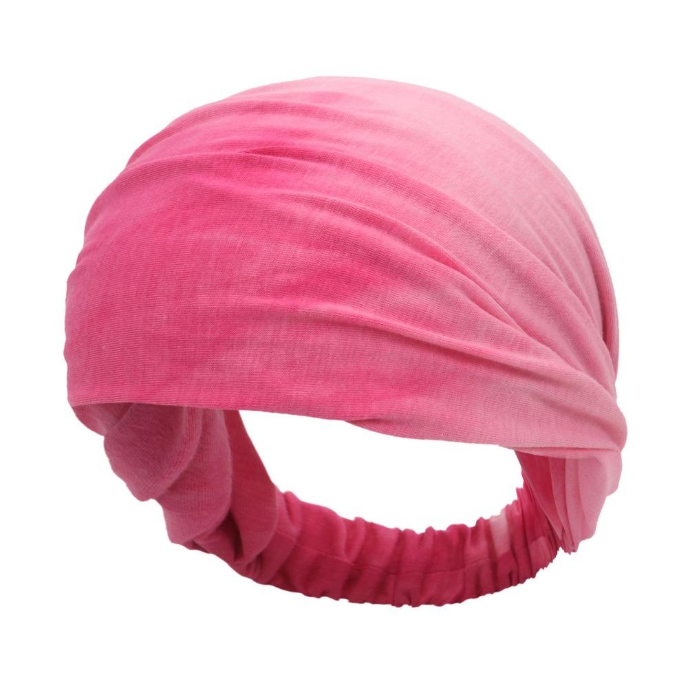 Cotton Yoga Headband Face Washing Fitness Elastic Headband Simple Tie Dye Headbands Girls