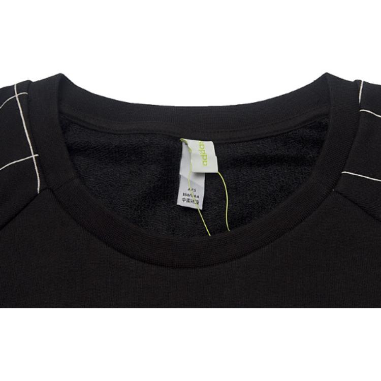 Adidas Neo Long Sleeve Sweat Dress Casual Comfortable Soft Short Dress Women Dresses Black CD3981