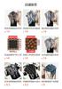 New Double-sided Printed Silk Wool Texture Silk Scarf Bag Head Scarf Fashion 91 Square Scarf Imitation Cashmere Warm Skin-friendly Scarf