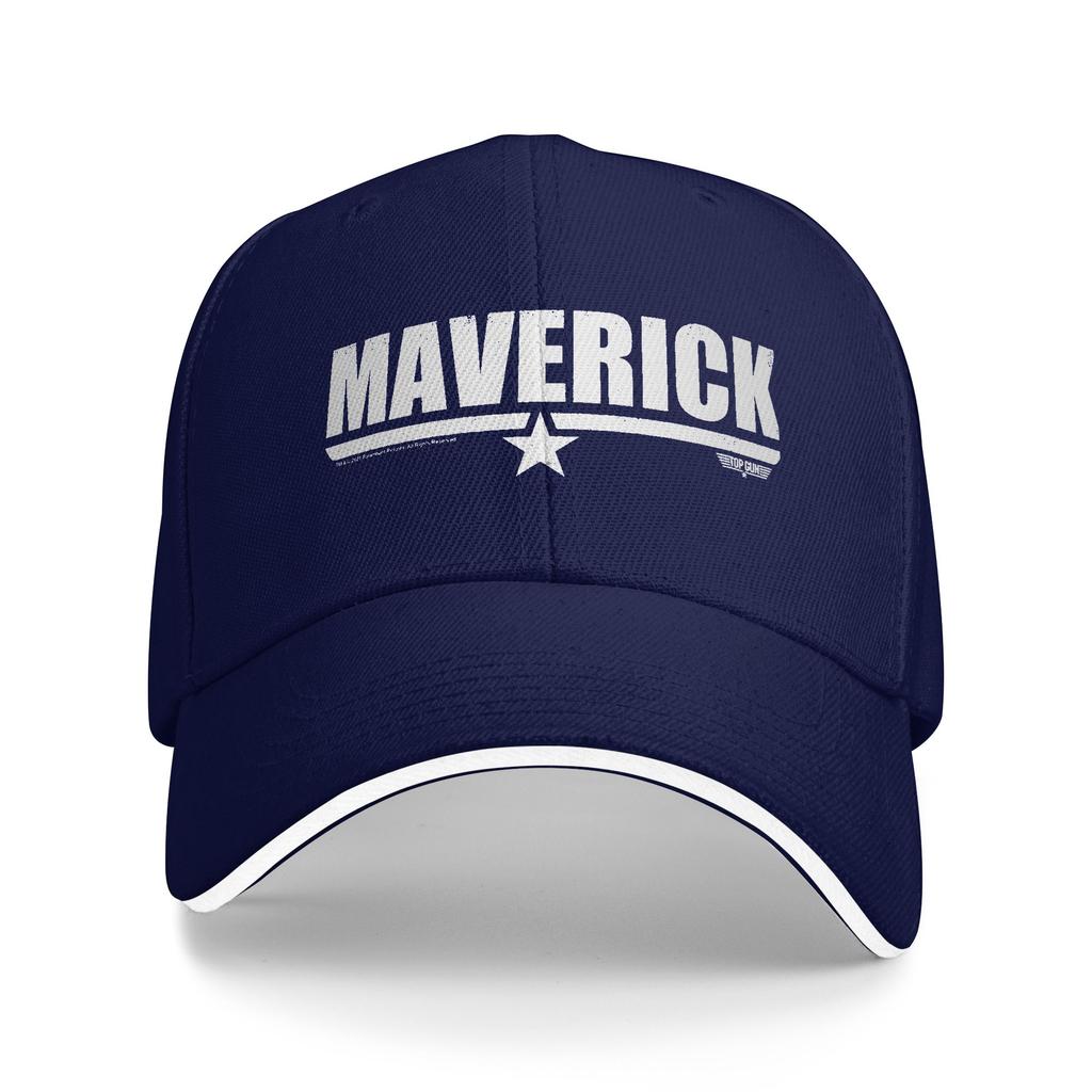 Top Gun Logo Sandwich Hats Unisex VintageBaseball Cap S Movies Hat Adjustable Polyester Cap Spring Hat
