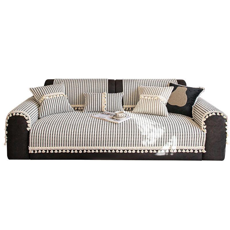 2026 New Half-edge Velvet Sofa Cushion, Universal In All Seasons, Modern Simplicity, Advanced Sense, Non-slip Sofa Cover Cloth Pad Wholesale