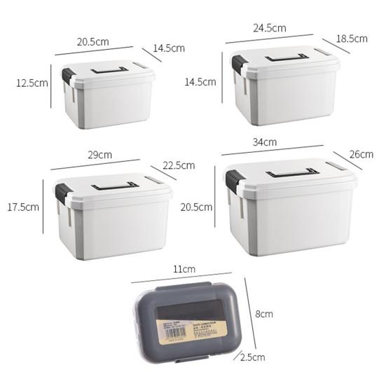 Bærbar Plast Hjemme Medisinkoffert Helsevesen Legemiddel Førstehjelpsskrin Oppbevaringsboks