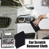 6PCS Car Scratch Wiping Cloth Nano Flash Fabric Car Scratches Water Stain Cleaning Scratch Care Car Maintenance