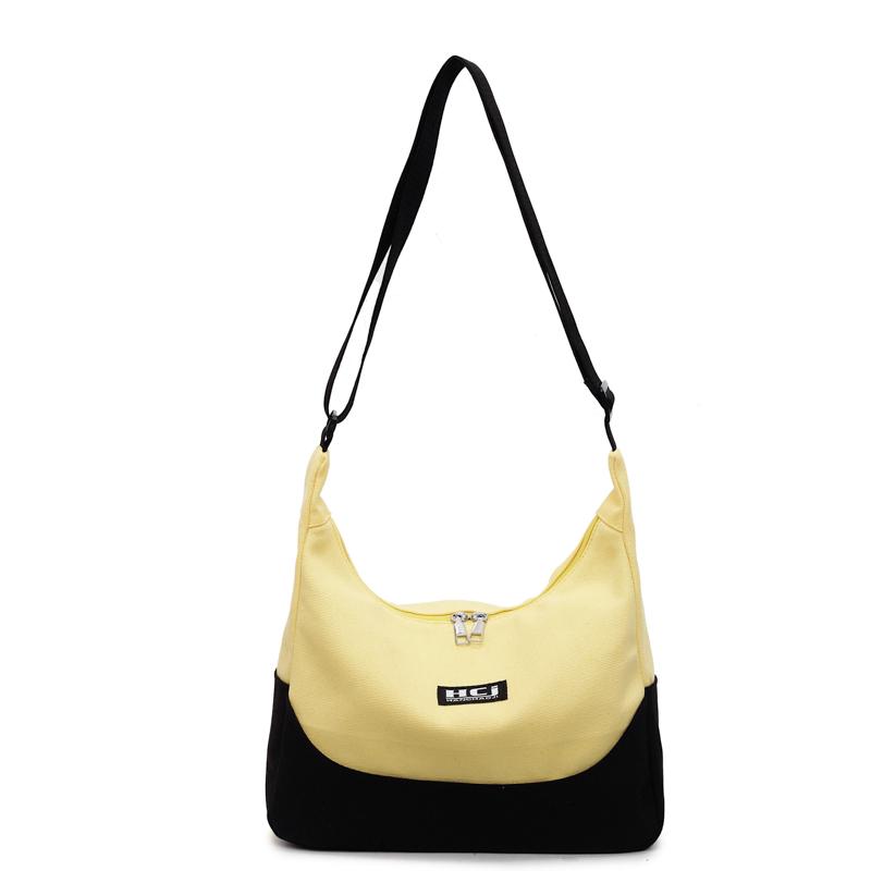 

Сумка подмышку женская большой вместимости, на плечо, студенческая, для поездок, кроссбоди жёлтый