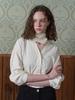 Boleusa Elise Scarf Blouse_Ivory