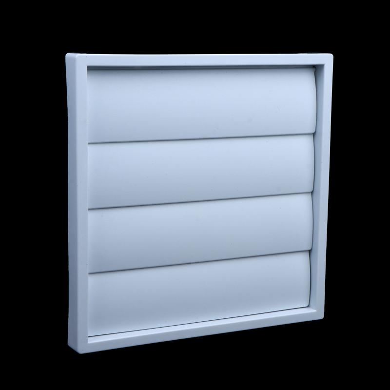 Grilă Ventilație Unidirecțională din Plastic Alb Gura de Evacuare Aer Anti-Praf pentru Baie Toaletă Montare pe Perete Tavan