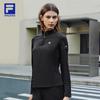 FILA Women's Fleece Half-Zip Training Long-Sleeve Top