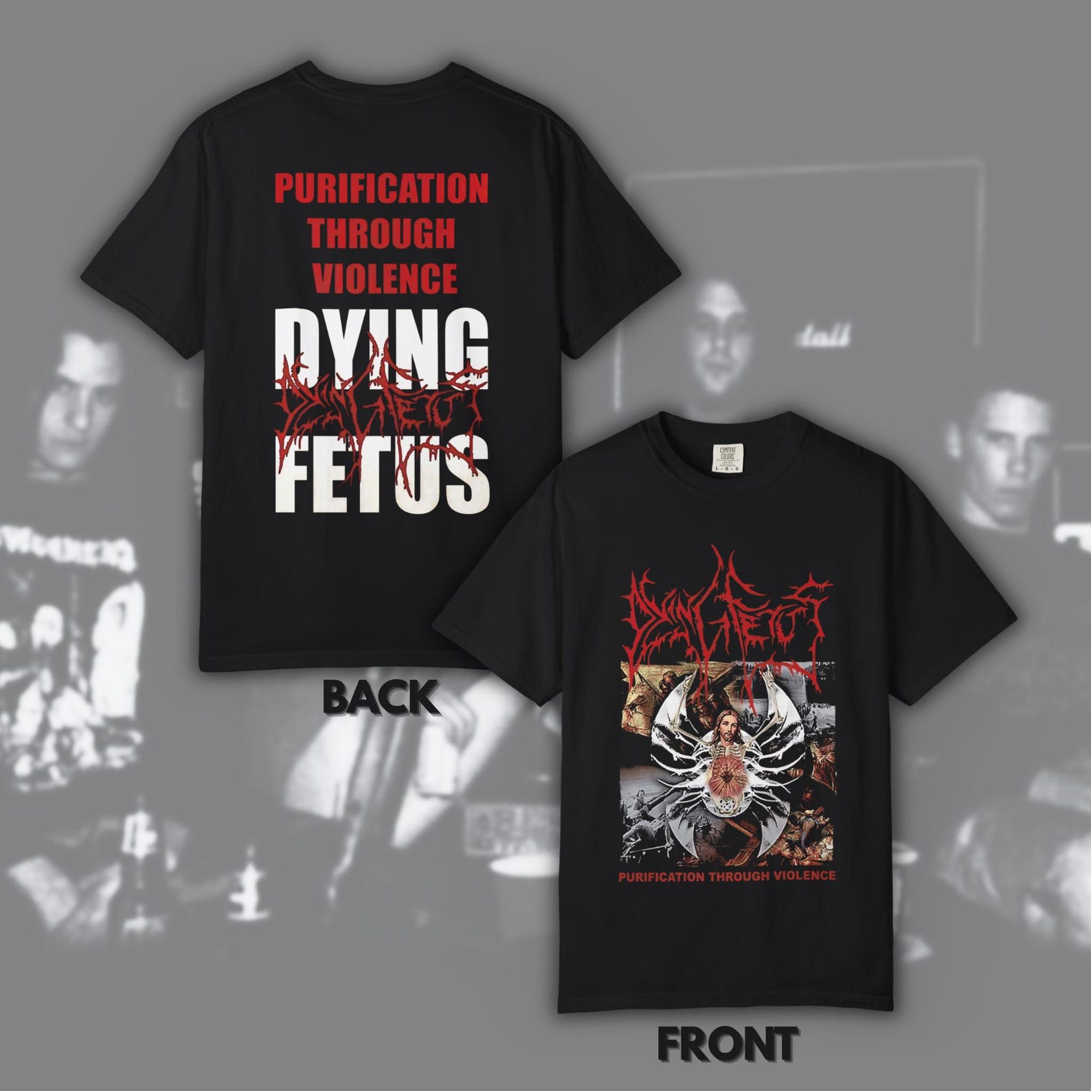 Dying Fetus - Purification Through Violence | Size- S, M, L, XL, 2-4 XL 4XL