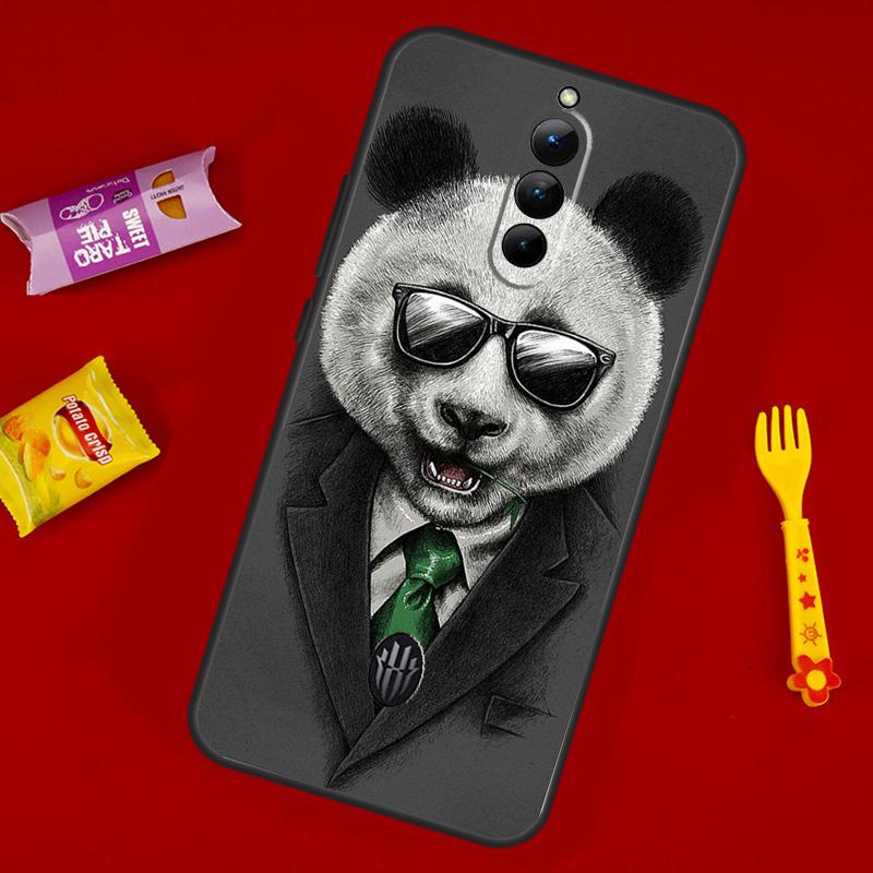 Cartoon Cute Panda Bear Case For ZTE Nubia Red Magic 10 Air 6 6S 7S For Red Magic 11 10 9 8 8S 9S 10S Pro Plus Cover