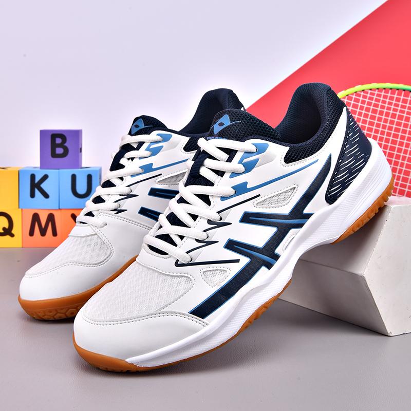Luxury Unisex Tennis Shoes with Mesh Non Slip Sneakers Summer High Quality Couples Outdoor Fitness Table Tennis Training Shoes