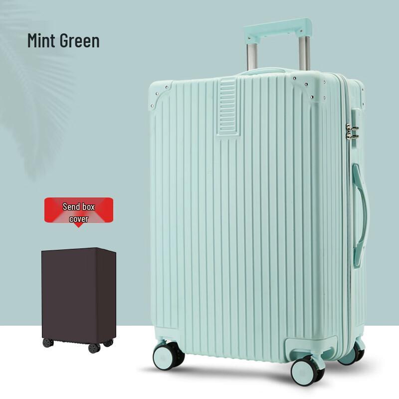 JOURHEY SHI PVC Aluminum Frame Spinner Luggage 20 inch