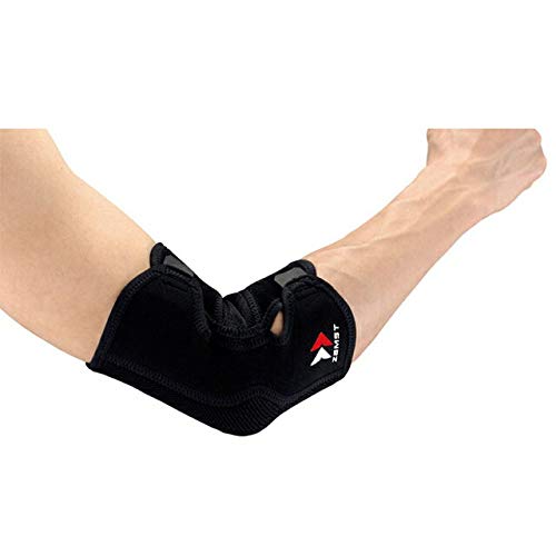 ZAMST Elbow Support Sleeve, Soft Support, Black, Size L