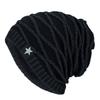 Knit Women Men Slouch Beanie Hat Winter Warm Thermal Faux Fleece Lined Ski Cap