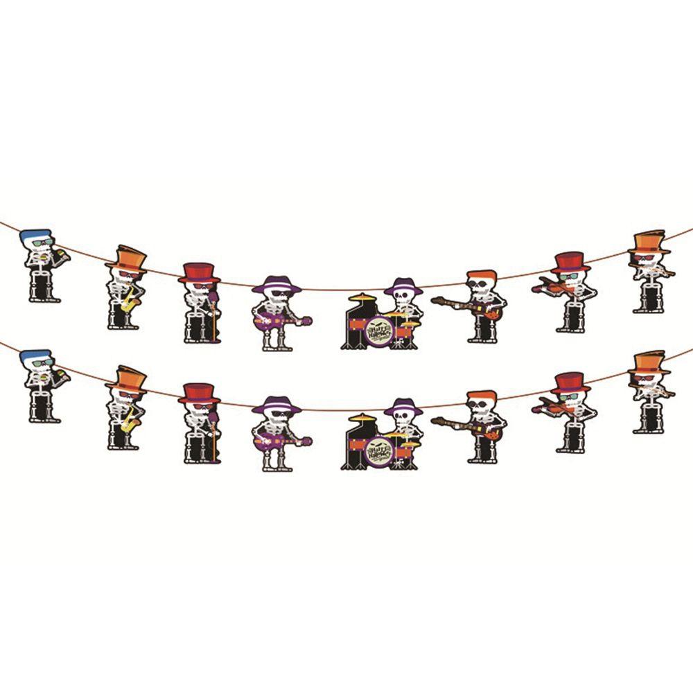 Party Supplies Festival Halloween Halloween Banner Paper Chain Halloween Decor Hanging Garland