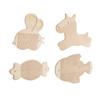 Rabbit Scratching Board Grinding Claw Pad Rabbit Toys Wooden Mat Playing Scratching Pad for Small Animals Supplies Hamster