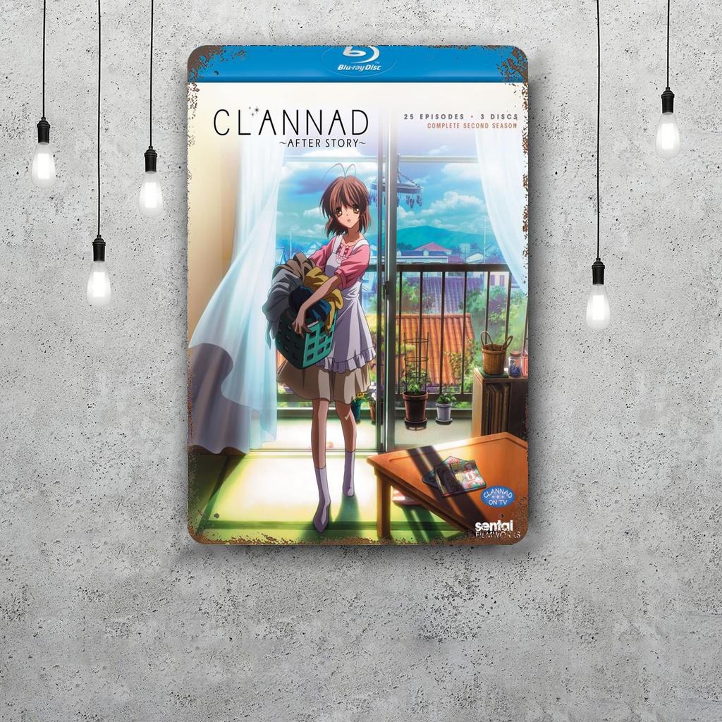 clannad cartoon Funny Bar Metal Sign Retro Plaque Vintage Sign Alcohol Drinker Pub Club Man Cave Kitchen Wall Decoration