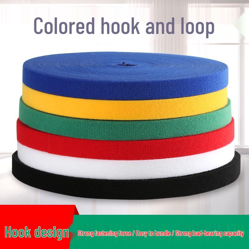 In-Stock Adjustable Hook & Loop Cable Tie Back-to-Back Fastener for Cable Management