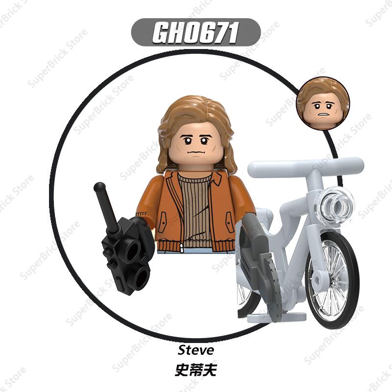 Montauk Upside Down World Building Blocks Demogorgon Vecna Eleven Mini Action Figures Bricks Model Movies Dolls Toys Kids Gift
