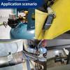 30Pieces Multiple Size Pipe Clamp Set for Liquid Transfer Systems 9/16Inch 5/8Inch Stainlesses Steel Hose Fasteners
