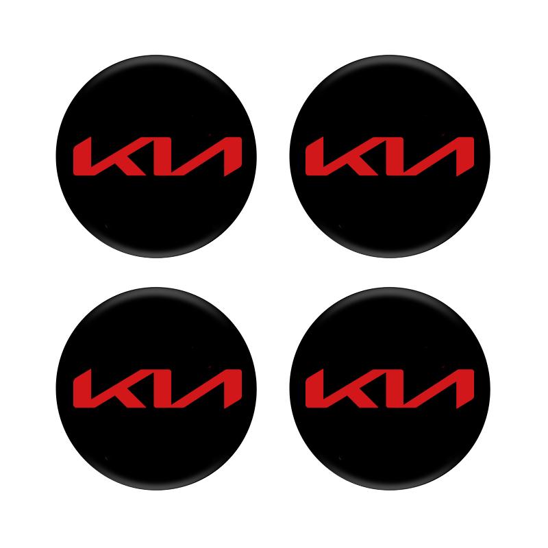4Pcs 56mm Car Wheel Hub Center Cap Emblem Badge Stickers For Kia Rio 2 3 K3 K5 Ceed Sportage Picanto Sorento Soul Accessories