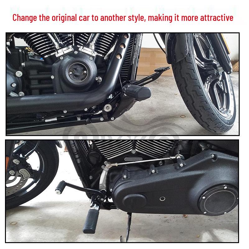 Front Foot Peg & Gear Shift Assembly for Harley Softail, Street Bob & Road King (2018-2023)