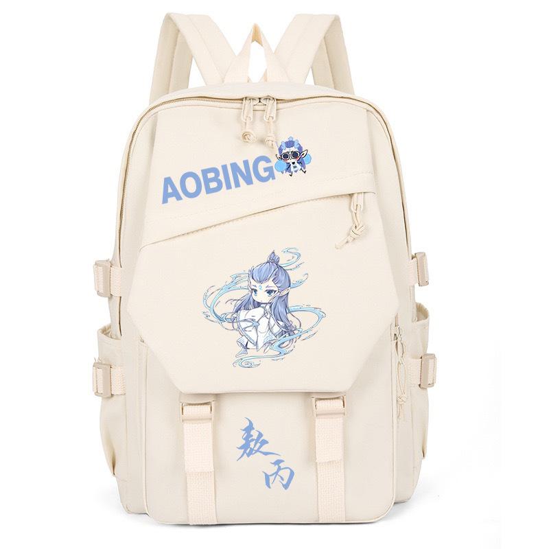 2025 High-value and large-capacity Aobing surrounding Nezha 2 printing leisure students to reduce the burden of schoolbags and backpacks