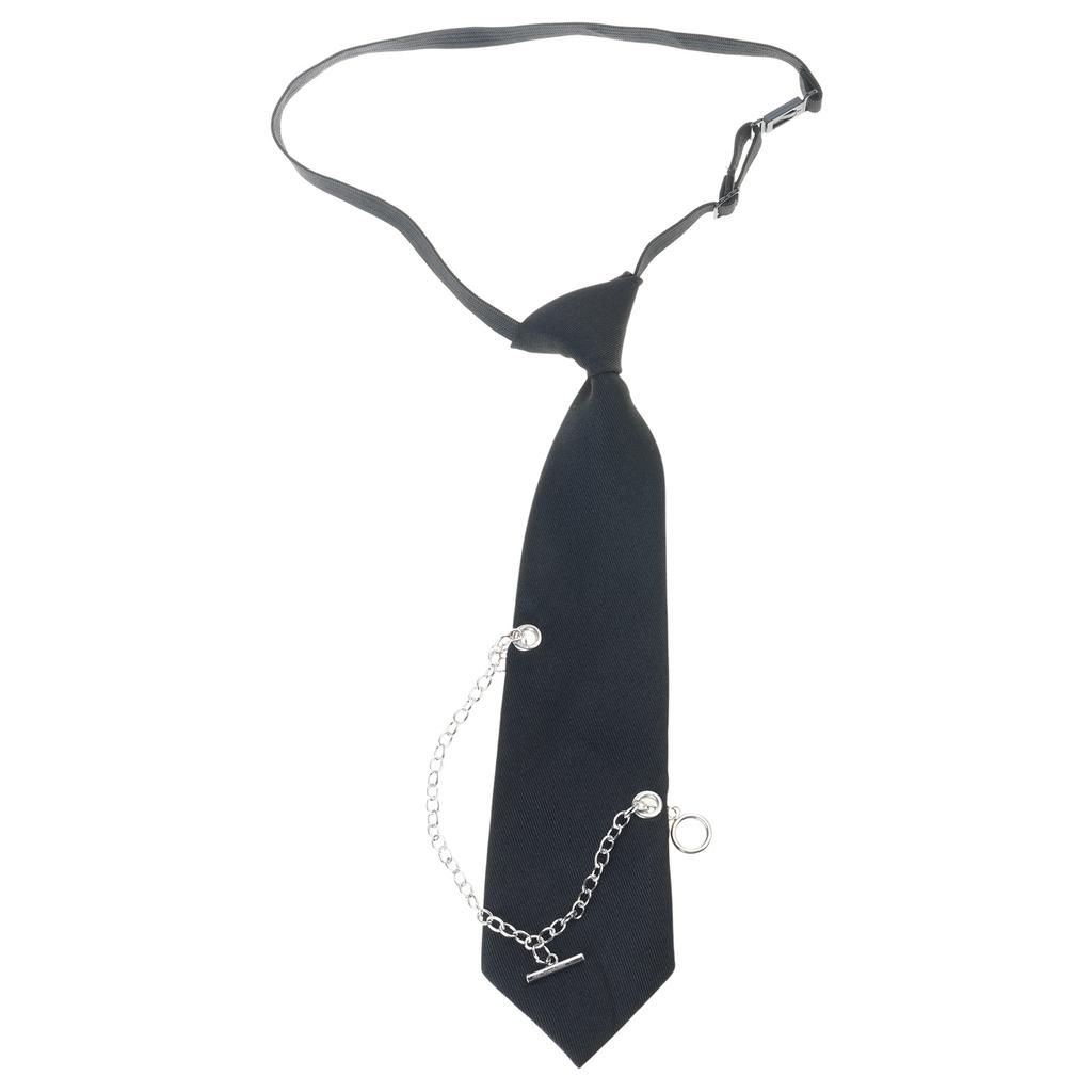 Kids Adjustable Neck Chain Tie With 3D Heart Design And Accent Stylish Accessory For Prom Casual Event