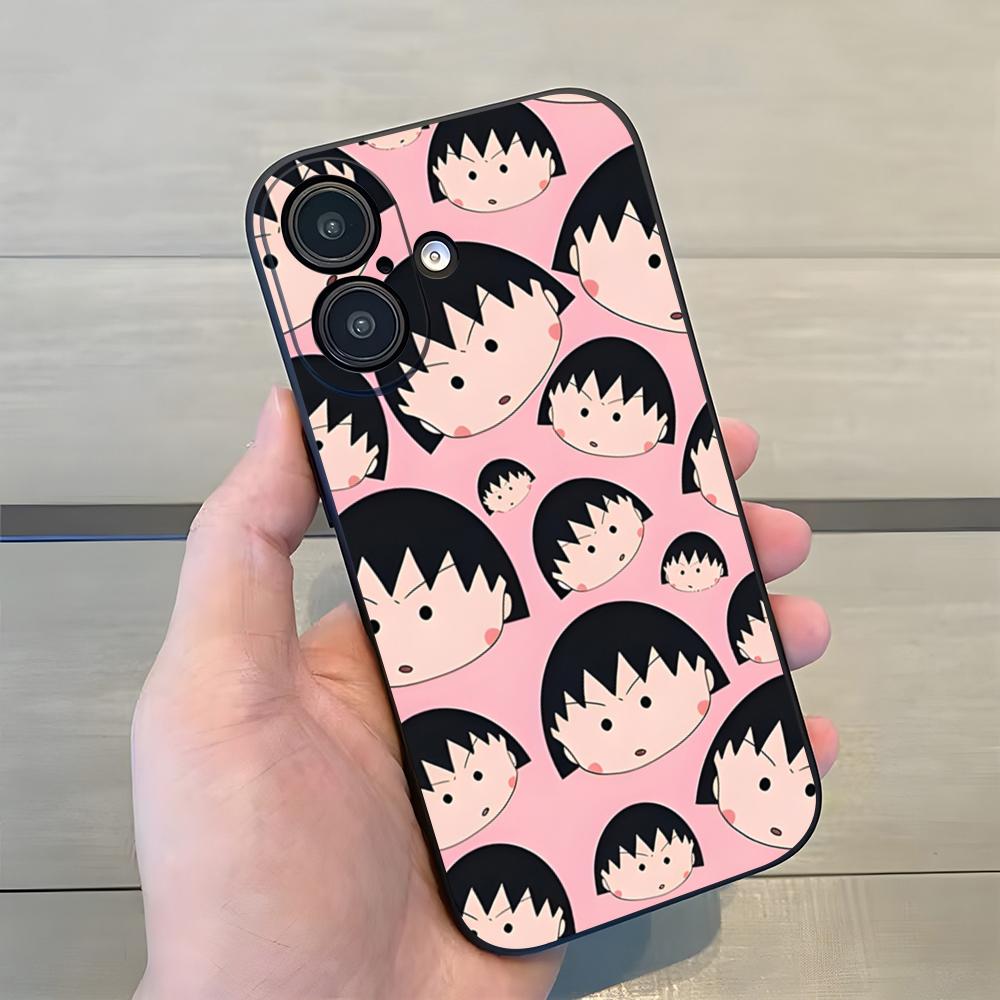 Cartoon Chibi M-Maruko-chan Phone Case For Iphone 17 Pro Max 15 16 Pro 14 Plus 13 11 12 Xr X Xs 7 8 SE Plus Back Cover