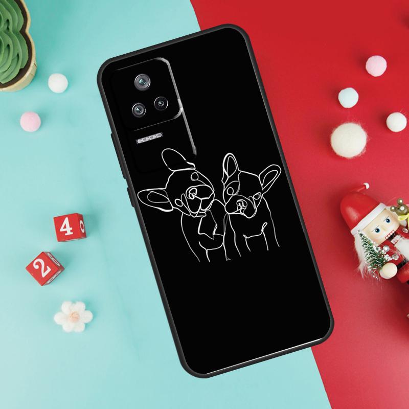 Cute French Bulldog Funda For Xiaomi 14 15 Ultra 17 Pro Max 13T 14T 15T Pro POCO F7 F5 F6 X3 X5 X6 X7 Pro Case