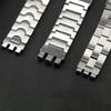 For Swatch 17/19.5/20/23mm YGS YAS Solid Stainless steel Folding buckle Watchband Watch Strap Bracelet Big size Man Woman Watch Accessories