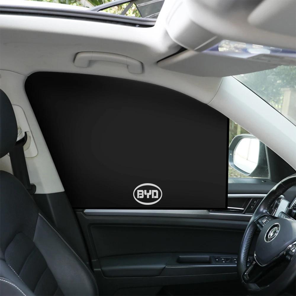 BGY1 For BYD Act 3 Atto 3 Song Yuan Plus F3 F0 Dolphin Magnetic Car Sunshade UV Protector Covers Sun Visor Curtain Auto Accessories