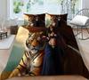 Bedding Two Or Three-Piece Set Tiger Series Polyester Fabric