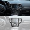 Center Console Navigation Panel Decoration Cover Trim for Jeep Grand Cherokee 2014 2015-2018 Carbon Fiber Interior Accessories