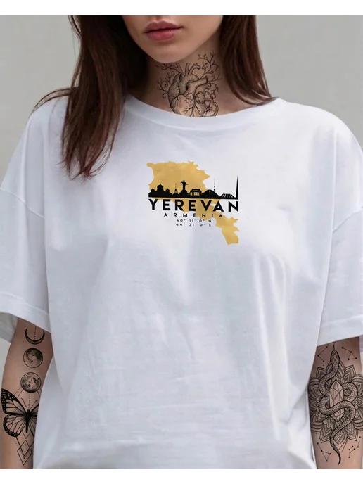 Armenia print T-shirt for summer S